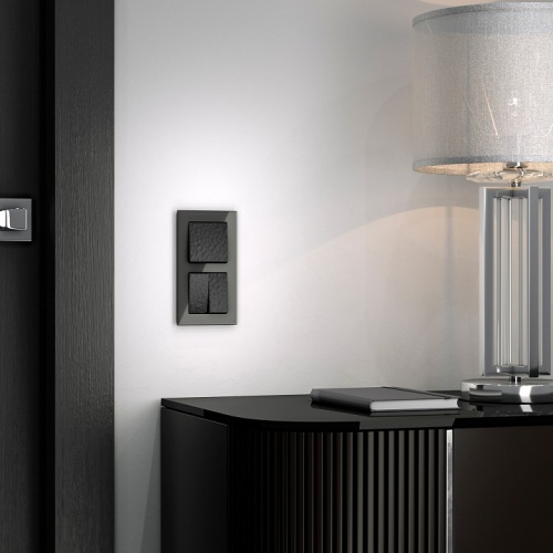 Рамка на 2 поста Werkel Favorit (черный) W0021108 в Нижнем Новгороде фото 9