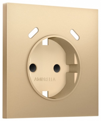 Накладка для розетки с заземлением и со шторками и 2хUSB type C Ambrella Volt SIGMA SP8905 в Нижнем Новгороде