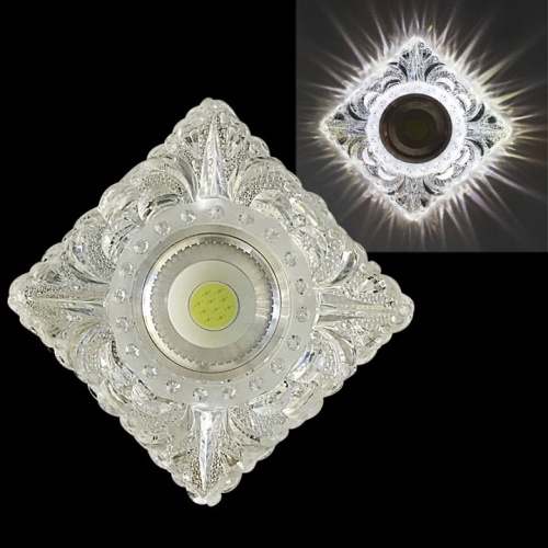 Встраиваемый светильник  42043-9.0-001PL MR16+LED3W CL в Нижнем Новгороде