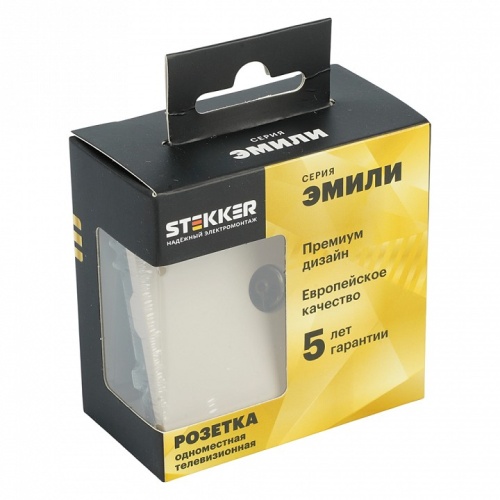 ТВ-розетка без рамки Stekker Эмили 49901 в Нижнем Новгороде фото 6