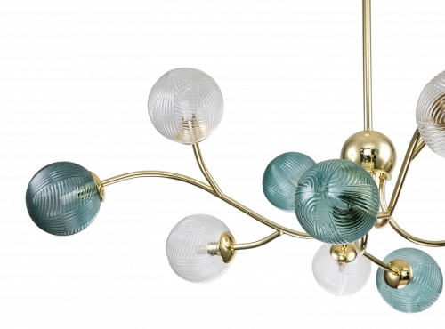 Люстра на штанге Indigo Selva 11032/12R Gold в Нижнем Новгороде фото 3