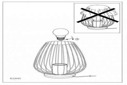 Настольная лампа декоративная Eglo Newtown 49481 в Нижнем Новгороде фото 3