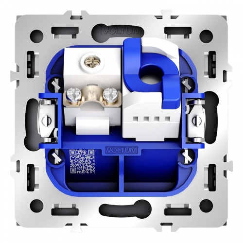 ТВ-розетка и розетка Ethernet RJ-45 без рамки Voltum S70 VLS060707 в Нижнем Новгороде фото 3