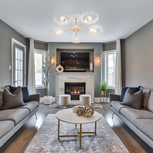 Люстра на штанге Escada Banjo 679/5P White в Нижнем Новгороде фото 3