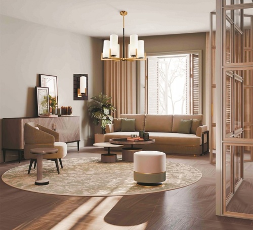 Люстра на штанге Maytoni Fortano MOD089PL-06BS в Нижнем Новгороде фото 5