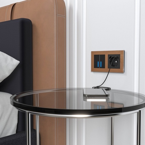 Розетка с заземлением и со шторками и USB, без рамки Werkel черный W1171708 в Нижнем Новгороде фото 4