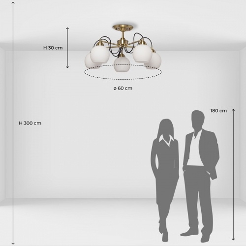 Люстра на штанге De City Вита 16 220014305 в Нижнем Новгороде фото 3