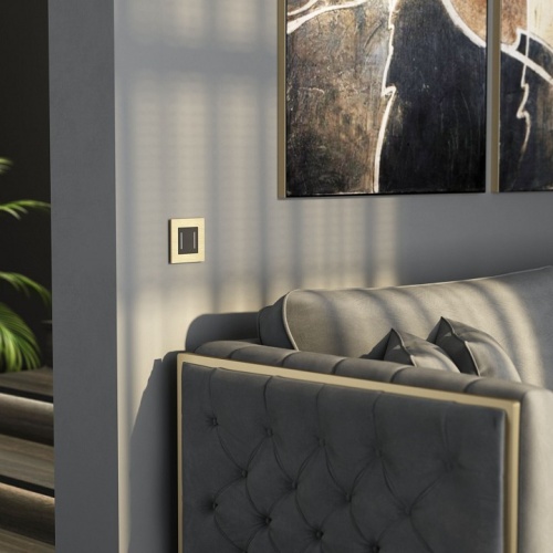 Рамка на 1 пост Werkel AluMax шампань W0013511 в Нижнем Новгороде фото 2