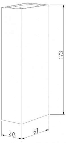 Накладной светильник Elektrostandard Blaze 35136/W в Нижнем Новгороде фото 3