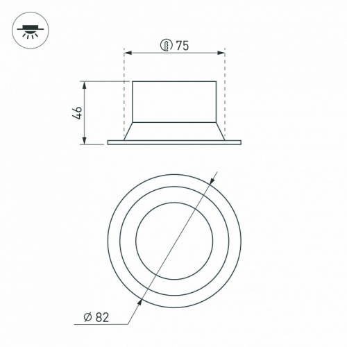 Встраиваемый светильник Arlight BREEZE 035609(1) в Нижнем Новгороде фото 2