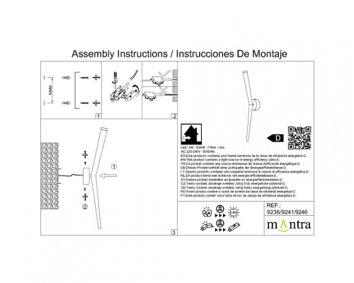 Бра Mantra Boomerang 9246 в Нижнем Новгороде фото 5