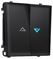 Выключатель самовозвратный двухклавишный с подсветкой, без рамки Ambrella Volt MS MS804460 в Нижнем Новгороде