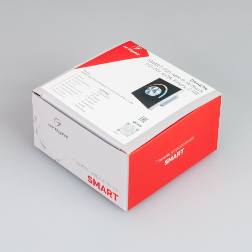 Панель SMART-P20-MIX-G-IN Black (12-24V, 4x3A, Rotary, 2.4G) (Arlight, IP20 Пластик, 5 лет) в Гагарине