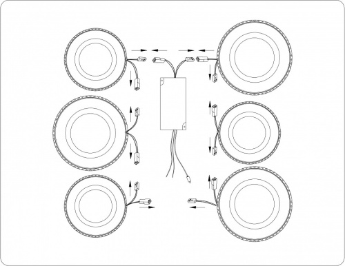 Потолочная люстра Ambrella Light FA FA8872 в Нижнем Новгороде фото 4