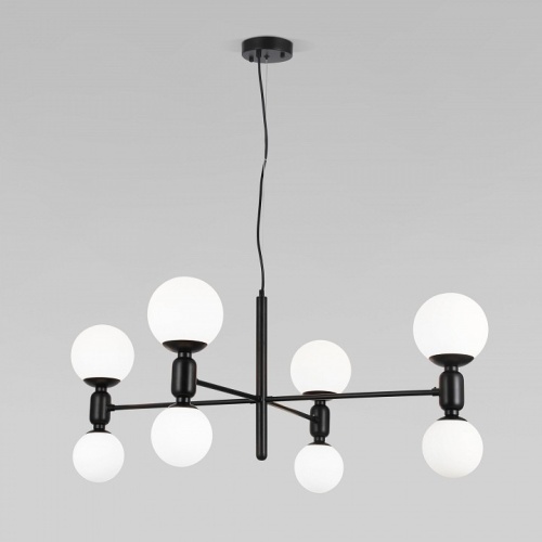 Подвесная люстра Eurosvet Bubble 30182/8 черный в Нижнем Новгороде фото 4