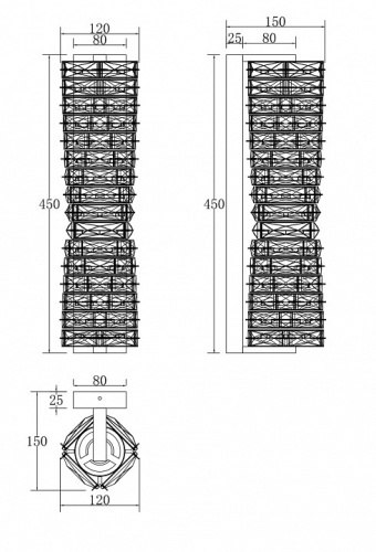 Накладной светильник Maytoni Coil MOD125WL-L6CH3K в Новочеркасске фото 4