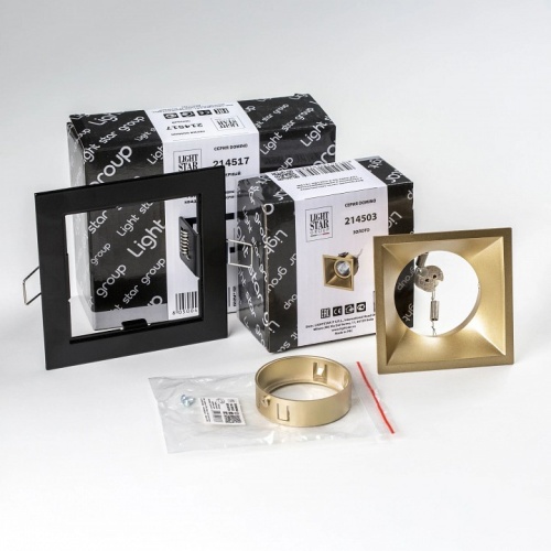 Встраиваемый светильник Lightstar Domino D51703GMOD в Нижнем Новгороде фото 3