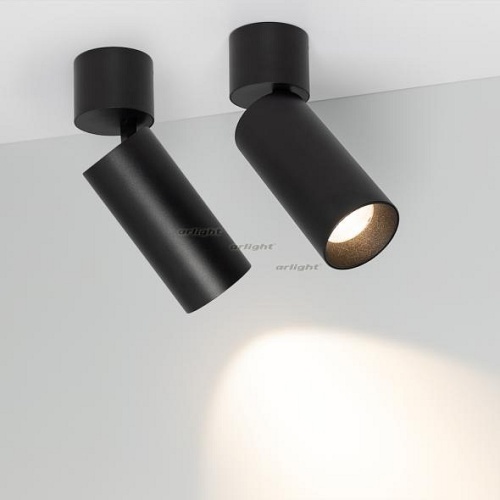 Светильник на штанге Arlight SP-POLO-SURFACE-FLAP-R65-8W Warm3000 (BK-BK, 40 deg) 027530 в Нижнем Новгороде фото 2