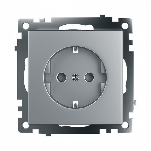 Розетка с заземлением и со шторкой, без рамки Stekker Катрин 39582 в Нижнем Новгороде фото 4