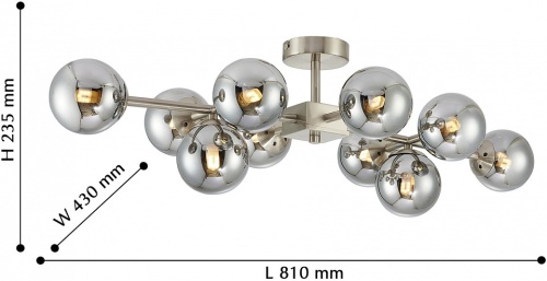 Люстра на штанге Favourite Varietas 2650-10U в Коркино фото 4