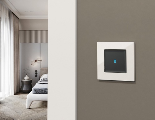 Выключатель самовозвратный одноклавишный с подсветкой, без рамки Ambrella Volt MA MA902060 в Нижнем Новгороде фото 4