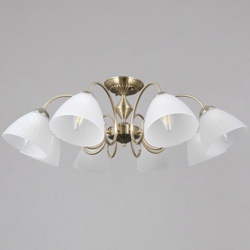 Люстра на штанге ILLUMICO  IL0897-8CSQ-26 AB ELITE в Нижнем Новгороде фото 4