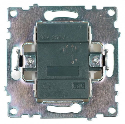 Переключатель одноклавишный без рамки Stekker Катрин 39572 в Нижнем Новгороде фото 5