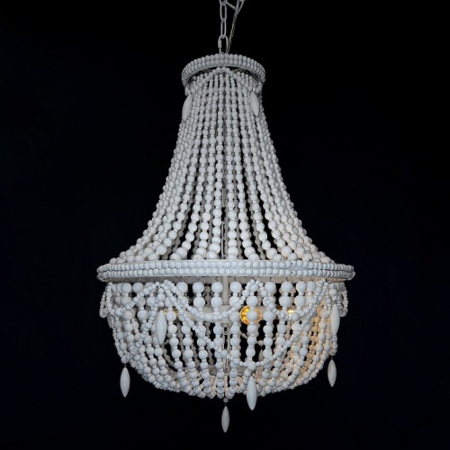 Подвесная люстра Imperiumloft Rh Anselme White Wood Large Chandelier 40.1934-0 в Нижнем Новгороде фото 9