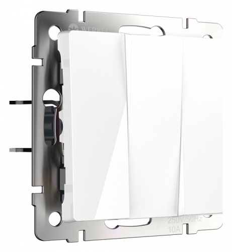 Клавиши для выключателя трехклавишного Werkel белый W1130001 в Нижнем Новгороде