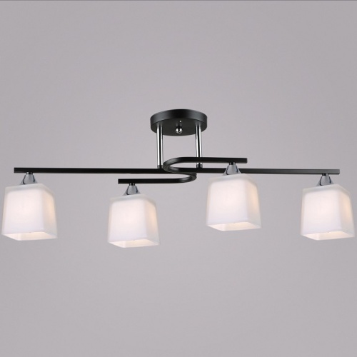 Люстра на штанге 06194-0.3-04 BK+CH в Нижнем Новгороде