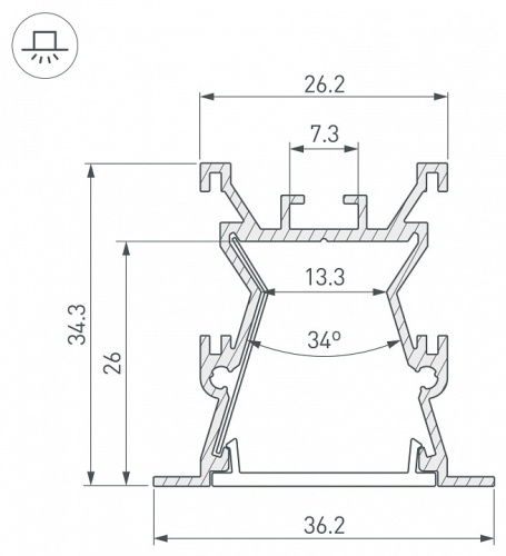 Короб встраиваемый Arlight Универсальный 027887 в Нижнем Новгороде фото 2