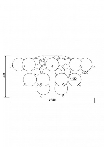 Потолочная люстра Maytoni Bolla MOD133CL-04CH в Нижнем Новгороде фото 5