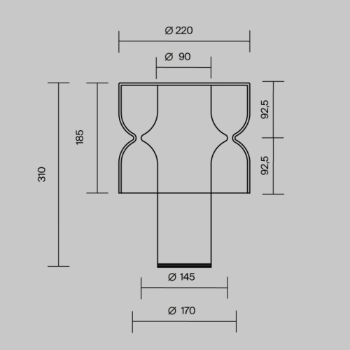 Настольная лампа декоративная Maytoni Vetro MOD485TL-L9AM3K в Нижнем Новгороде фото 2