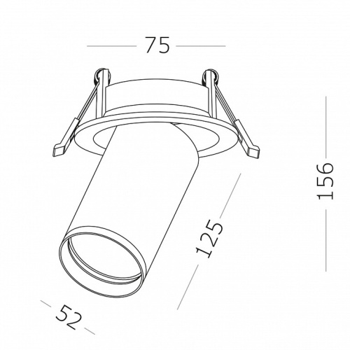 Встраиваемый светильник на штанге ST-Luce ST759 ST759.438.07 в Нижнем Новгороде фото 2