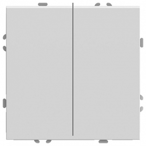 Переключатель перекрестный двухклавишный без рамки Stekker Эмили 50162 в Нижнем Новгороде