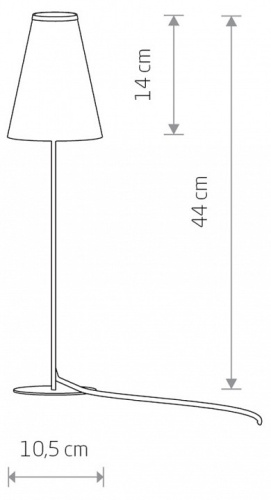Настольная лампа декоративная Nowodvorski Trifle 8076 в Заречном фото 2