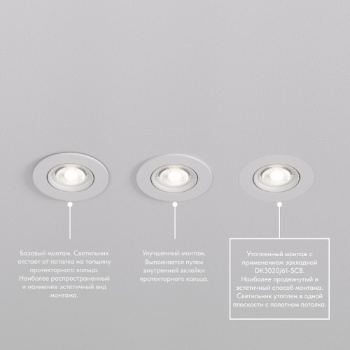 Встраиваемый светильник Denkirs DK3020 DK3020-WH в Нижнем Новгороде фото 16