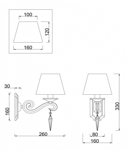 Бра Freya Bonfi FR2017WL-01BZ в Нижнем Новгороде фото 2