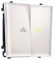 Выключатель самовозвратный двухклавишный с подсветкой, без рамки Ambrella Volt MS MS204450 в Нижнем Новгороде