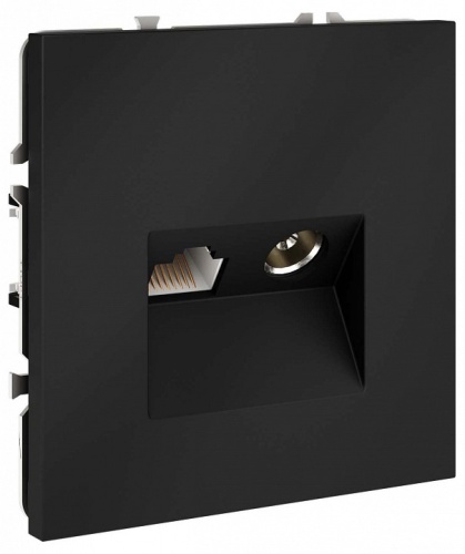 ТВ-розетка и розетка Ethernet RJ-45 без рамки Voltum S70 VLS060707 в Нижнем Новгороде