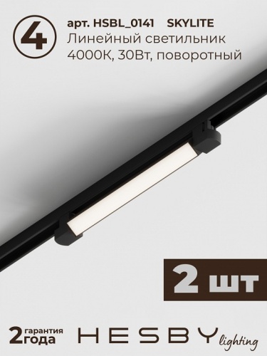 Комплект трековый Hesby Lighting №1 однофазная накладная Skylite HSBL_kompl_S001_NI2B4K в Нижнем Новгороде фото 2