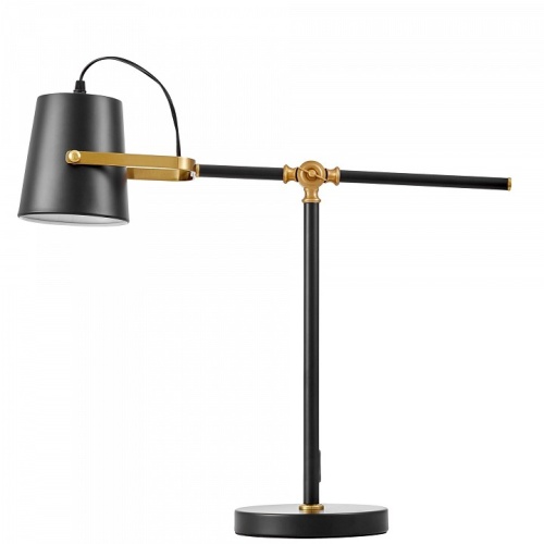 Настольная лампа офисная LUMINA DECO FELA LDT 7733-1 BK+MD в Нижнем Новгороде фото 2