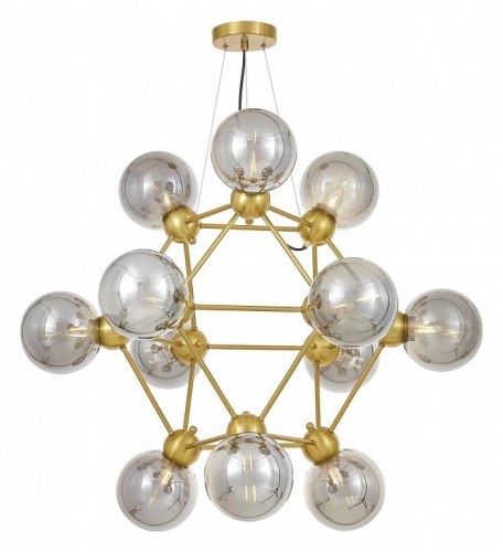 Подвесная люстра LUMINA DECO Zodiak LDP 160N-12 MD+GY в Нижнем Новгороде фото 5