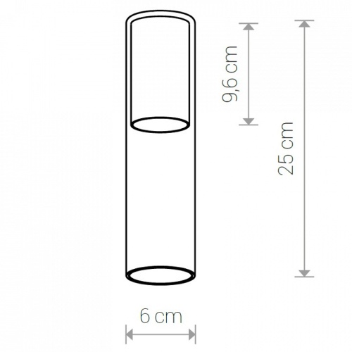 Плафон Nowodvorski Cameleon Cylinder M TR/BS 8543 в Ревде фото 3
