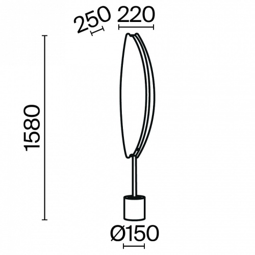 Торшер Maytoni Breeze MOD281FL-L33BS3K в Нижнем Новгороде фото 6