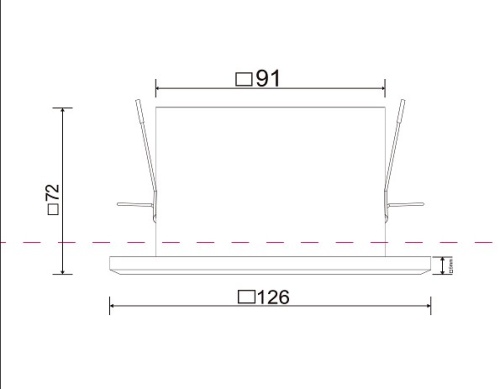 Встраиваемый светильник Maytoni Metal Modern DL008-2-01-B в Гаджиево фото 2