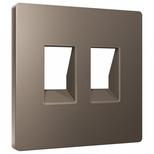 Накладка для розетки RJ-11 или RJ-45 Ambrella Volt ALFA AP6421 в Нижнем Новгороде