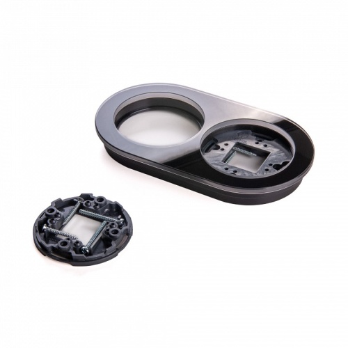 Рамка на 2 поста Werkel черный W0025108 в Нижнем Новгороде фото 2