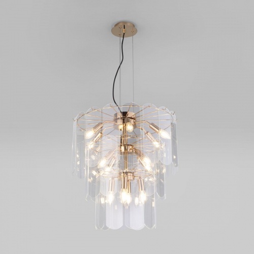 Подвесная люстра Eurosvet Claire 60171 золото в Нижнем Новгороде фото 5