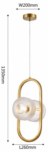 Подвесной светильник Favourite Malinconia 4051-2P в Нижнем Новгороде фото 6